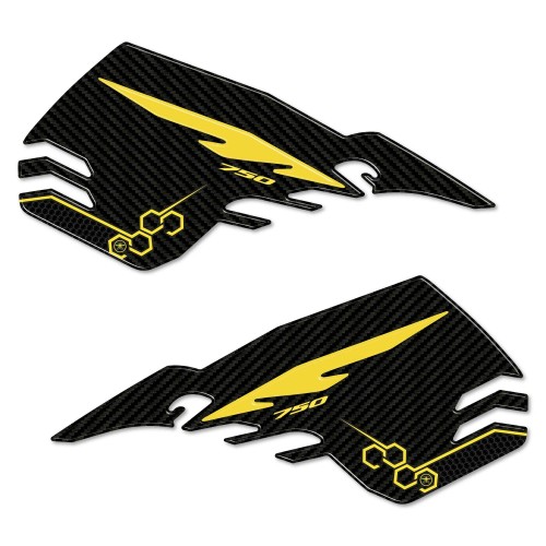 Pegatinas 3D Protectores laterales de depósito de moto compatibles con Honda Hornet 2023-2024