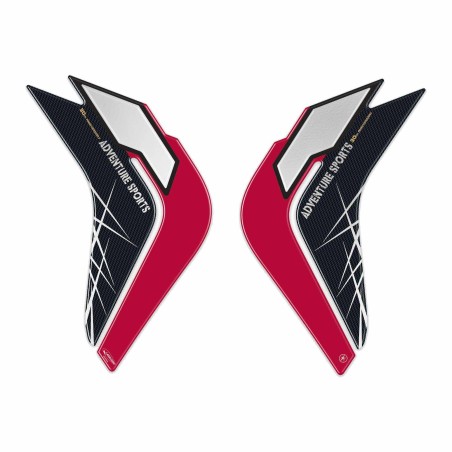 2 PROTECCIONES LATERALES GEL 3D compatibles para MOTO HONDA AFRICA TWIN ADVENTURE 2018