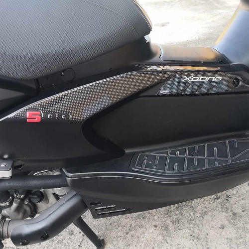 KIT PEGATINAS 3D BOOMERANG para Scooter XCITING 500 compatible con KYMCO PROTECCIONES
