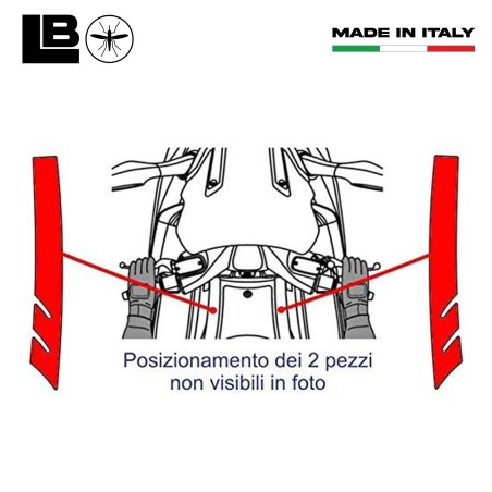 KIT PEGATINAS 3D BOOMERANG para Scooter XCITING 500 compatible con KYMCO PROTECCIONES