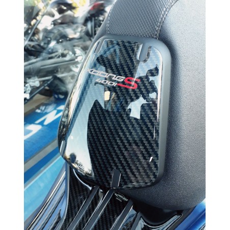 PEGATINA 3D Protección perno asiento compatible para Kymco XCITING S 400i 2018-23