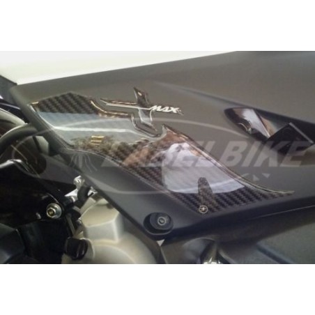 2 ADESIVI 3D PROTEZIONE ZONA PIEDI compatibili per YAMAHA XMAX 400 dal 2017-2021