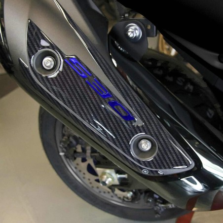 PEGATINA 3D PROTECCIÓN SILENCIADOR 530 ESCAPE Compatible para YAMAHA TMAX 2017-2019