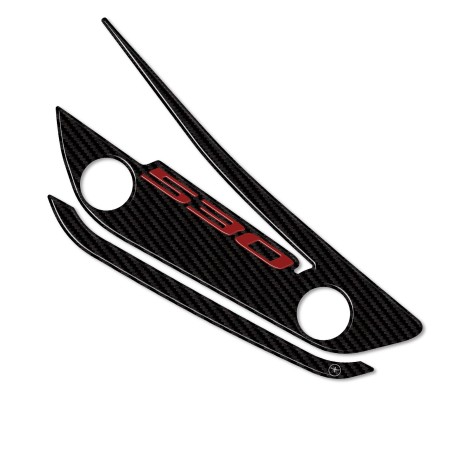 PEGATINA 3D PROTECCIÓN SILENCIADOR 530 ESCAPE Compatible para YAMAHA TMAX 2017-2019