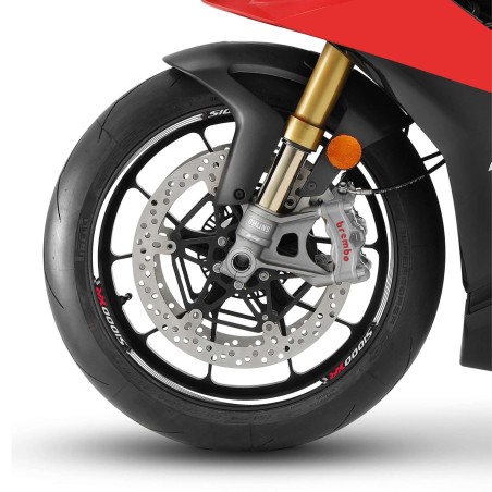 STRISCE ADESIVE compatibili per MOTO BMW S1000 XR adesivi CERCHI 17' tuning