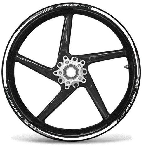 TIRAS ADHESIVAS compatibles con pegatinas LLANTAS MOTO YAMAHA TRACER 900 17' tuning