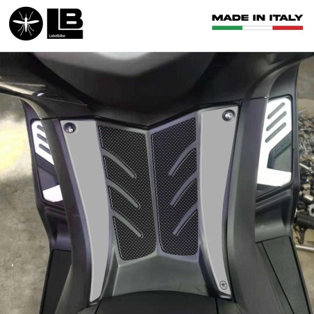 3D Resin Carbon-Ergal STICKER FRONT FOOTREST Sticker for YAMAHA Tmax 530 2012-2016