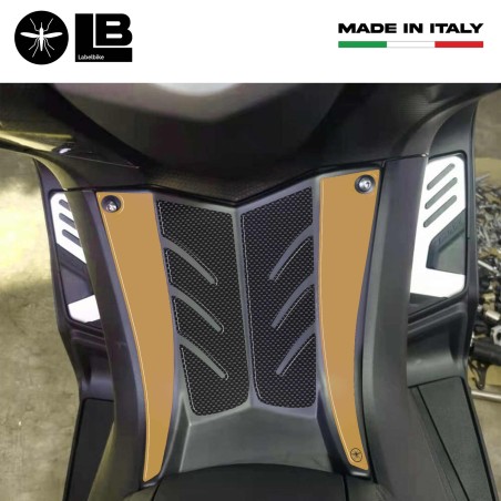 3D-Carbon-Ergal-Harz-Aufkleber für vorderes Trittbrett, Aufkleber für Yamaha Tmax 530 2012–2016