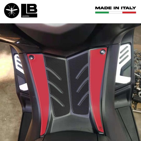 3D Resin Carbon-Ergal STICKER FRONT FOOTREST Sticker for YAMAHA Tmax 530 2012-2016