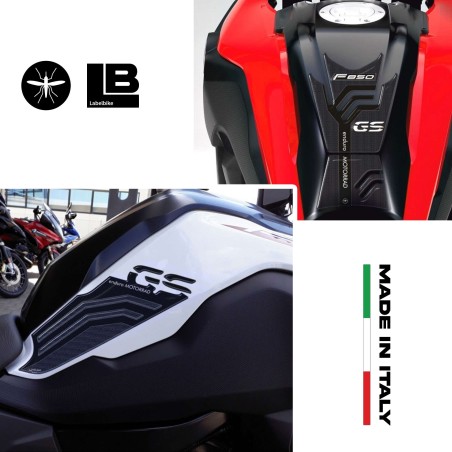 kit 3 ADESIVI gel PROTEZIONI LATERALI compatibili PER MOTO BMW F850 GS 2018-2022