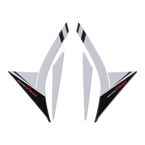 Kit de PEGATINAS de gel 3D ERGAL compatibles para carenado de Scooter YAMAHA TMAX 530 2017-2019