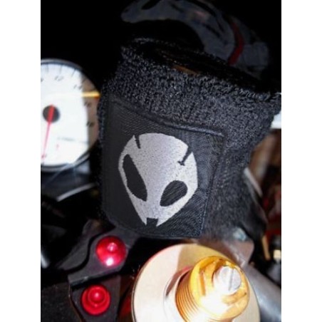 CUBIERTA DEL TANQUE DE ACEITE DE FRENO NEGRO compatible con MOTOCICLETA ALIEN BMW S1000RR