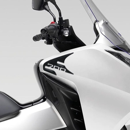 2 ADHESIVOS DE RESINA 3D PARA PROTECCIÓN DE ESQUINAS DE CARENADOS compatibles con HONDA INTEGRA 700