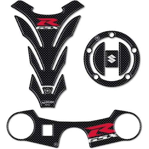 Kit de PROTECCIÓN DE PEGATINAS 3D compatible para MOTO SUZUKI GSXR 1000 de 2005 a 2006