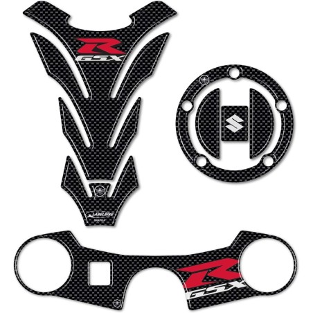 kit ADESIVI 3D PROTEZIONI compatibili per MOTO SUZUKI GSXR 1000 dal 2005 al 2006