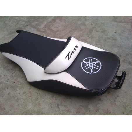 KIT FUNDAS ASIENTOS TUNING BLANCO funda de asiento para MOTO YAMAHA TMAX T MAX 500-530