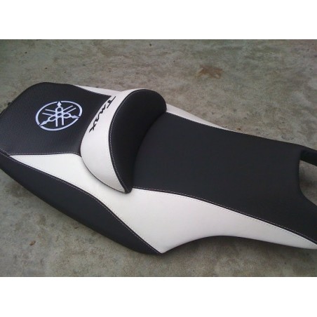 KIT FUNDAS ASIENTOS TUNING BLANCO funda de asiento para MOTO YAMAHA TMAX T MAX 500-530