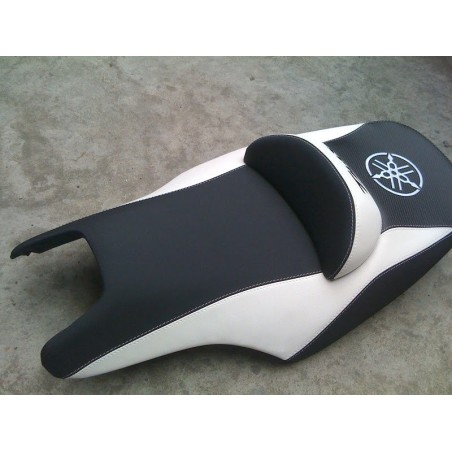 KIT FUNDAS ASIENTOS TUNING BLANCO funda de asiento para MOTO YAMAHA TMAX T MAX 500-530