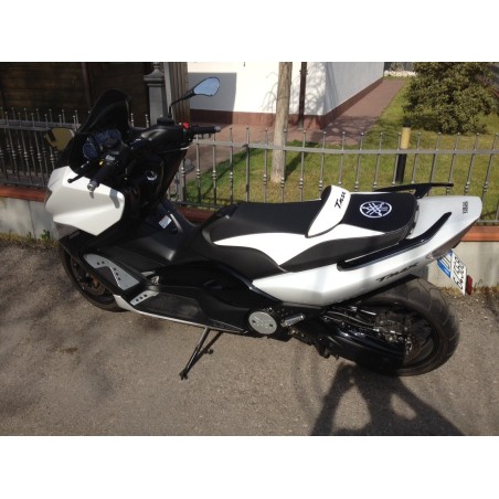KIT FUNDAS ASIENTOS TUNING BLANCO funda de asiento para MOTO YAMAHA TMAX T MAX 500-530