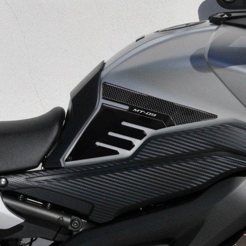 2 ADESIVI gel PROTEZIONI LATERALI SERBATOIO compatibili MOTO YAMAHA TRACER MT-09