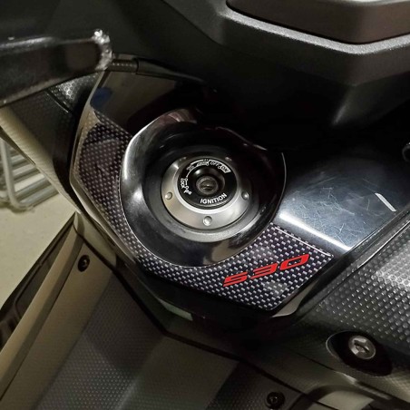 3D-AUFKLEBER ZÜNDSCHLÜSSELSCHUTZ TMAX 530 für YAMAHA SCOOTER T MAX 2012-2016