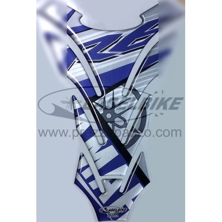 TANK PAD metalized in resin for TANK compatible with YAMAHA R6 MOTORCYCLE