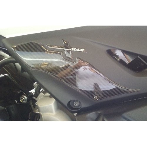 2 ADESIVI 3D PROTEZIONE ZONA PIEDI compatibili per X MAX scooter YAMAHA XMAX 300