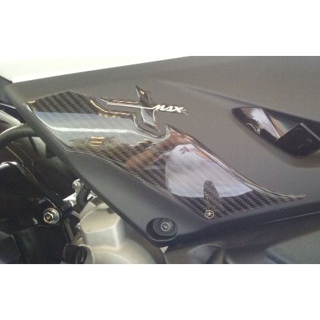 2 ADESIVI 3D PROTEZIONE ZONA PIEDI compatibili per X MAX scooter YAMAHA XMAX 300