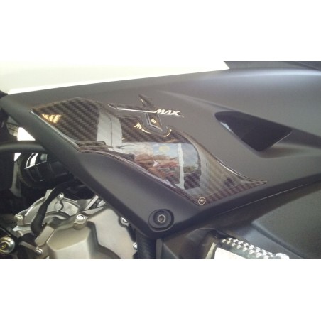 2 ADESIVI 3D PROTEZIONE ZONA PIEDI compatibili per X MAX scooter YAMAHA XMAX 300