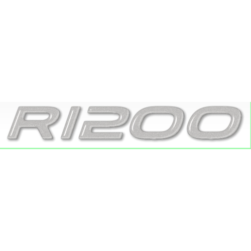 2 ADESIVI in RESINA GEL SCRITTE R1200 compatibili per MOTO BMW GS - Stickers 3D