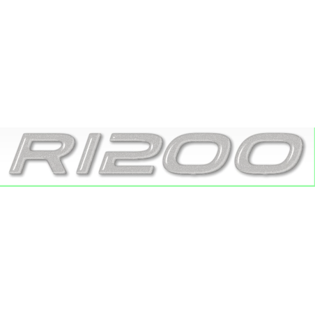 2 ADESIVI in RESINA GEL SCRITTE R1200 compatibili per MOTO BMW GS - Stickers 3D