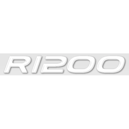 2 PEGATINAS DE RESINA GEL R1200 ESCRITURAS compatibles para MOTO BMW GS - Pegatinas 3D