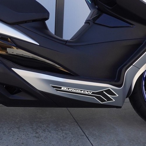 2 ADHESIVE-STICKERS Carbon BURGMAN WRITING SUZUKI SCOOTER Accessories