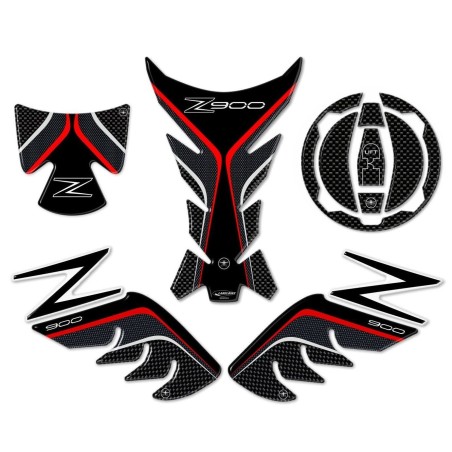 3D resin PROTECTION ADHESIVE KIT compatible for Z900 KAWASAKI carbon motorcycle