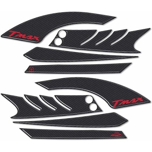 KIT ADESIVI 3D BOOMERANG PROTEZIONE GRAFFI COMPATIBILE YAMAHA TMAX 2008-2011