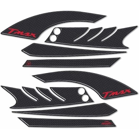 KIT ADESIVI 3D BOOMERANG PROTEZIONE GRAFFI COMPATIBILE YAMAHA TMAX 2008-2011