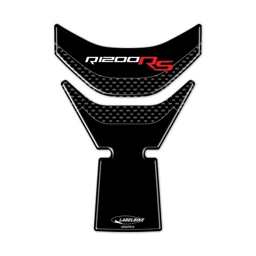 PEGATINA DE GEL DE CARBONO 3D PROTECCIÓN DEL TANQUE compatible para MOTOCICLETA BMW R1200RS