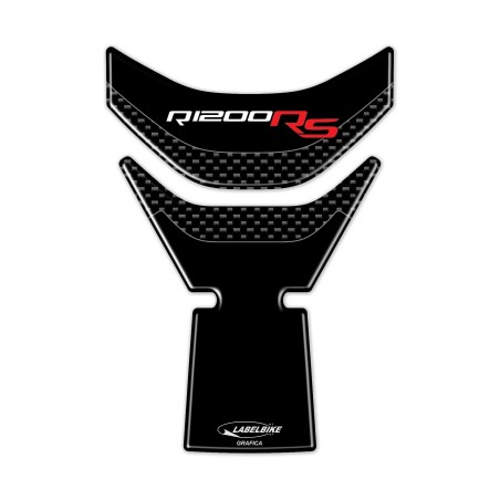 PEGATINA DE GEL DE CARBONO 3D PROTECCIÓN DEL TANQUE compatible para MOTOCICLETA BMW R1200RS
