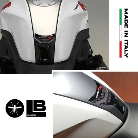 PEGATINA DE GEL DE CARBONO 3D PROTECCIÓN DEL TANQUE compatible para MOTOCICLETA BMW R1200RS