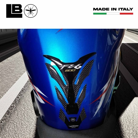 PROTECCIÓN DE DEPÓSITO ADHESIVA en RESINA GEL 3D compatible para MOTO YAMAHA FZ6