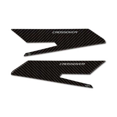 2 Adesivi 3D Protezioni Pedana Poggiapiedi Compatibili con Honda X-Adv dal 2017