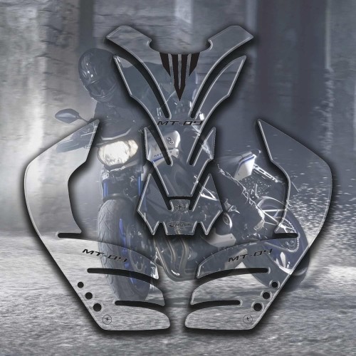 PEGATINAS DEPÓSITO Pegatinas de gel 3D compatibles para motos transparentes YAMAHA MT-09