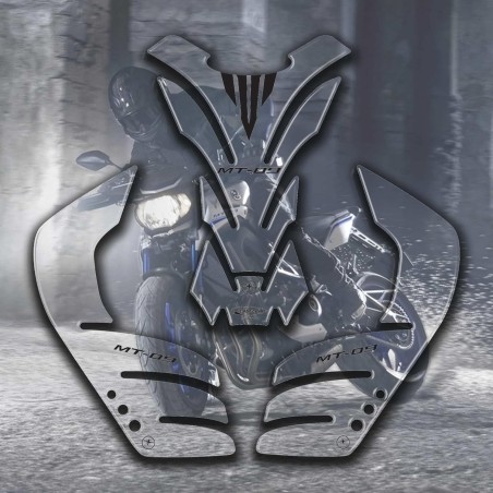 PEGATINAS DEPÓSITO Pegatinas de gel 3D compatibles para motos transparentes YAMAHA MT-09