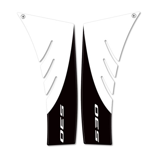 2 PEGATINAS 3D de resina T MAX 530 compatibles para carenado de Scooter YAMAHA TMAX 2012-16