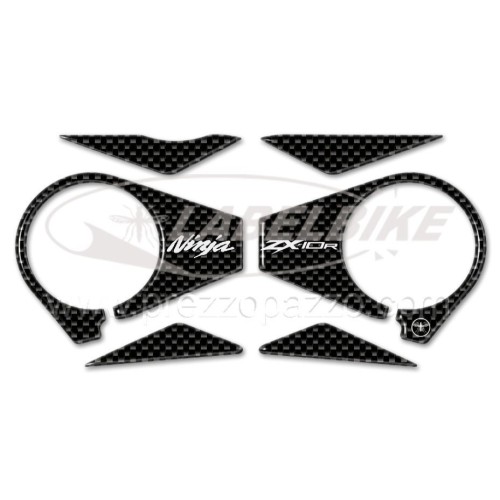 PROTEZIONE gel 3D PIASTRA FORCELLA compatibile MOTO KAWASAKI ZX-10R 2006-2010