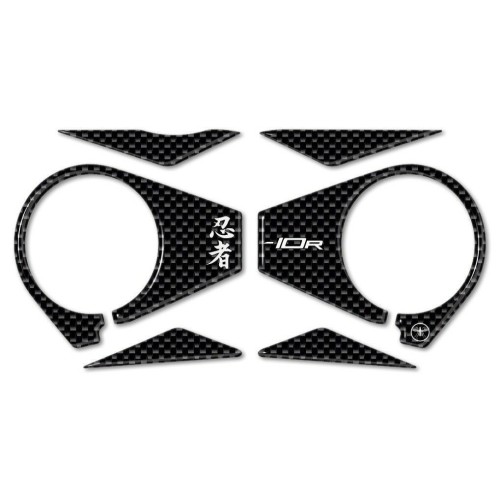 PROTEZIONE gel 3D PIASTRA FORCELLA compatibile MOTO KAWASAKI ZX-10R 2006-2010