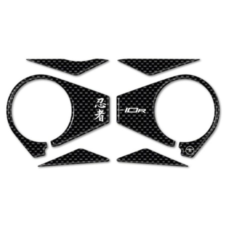 PROTEZIONE gel 3D PIASTRA FORCELLA compatibile MOTO KAWASAKI ZX-10R 2006-2010
