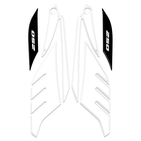 Adhesivos de gel 3D protecciones boomerang compatibles con Yamaha Xmax 250 2014-2016