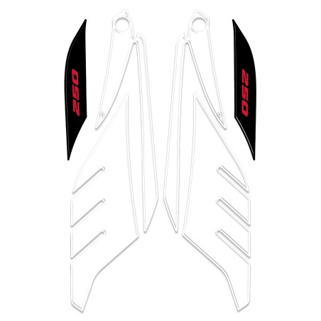 Adhesivos de gel 3D protecciones boomerang compatibles con Yamaha Xmax 250 2014-2016