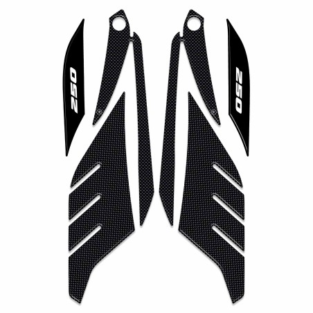 Adhesivos de gel 3D protecciones boomerang compatibles con Yamaha Xmax 250 2014-2016